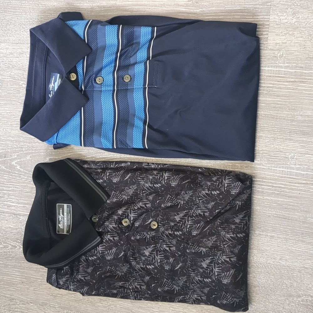 Ben Hogan Golf Polos Mens Size LG Lot Of 2 Preppy Athletic Activeleisure